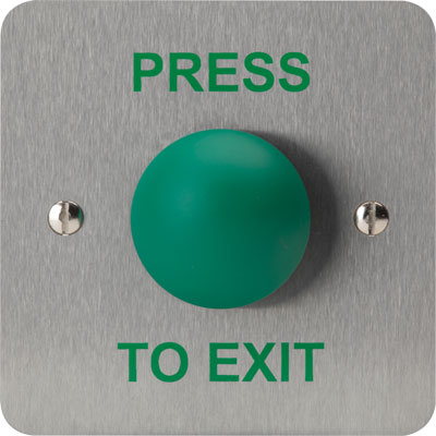 Green door button